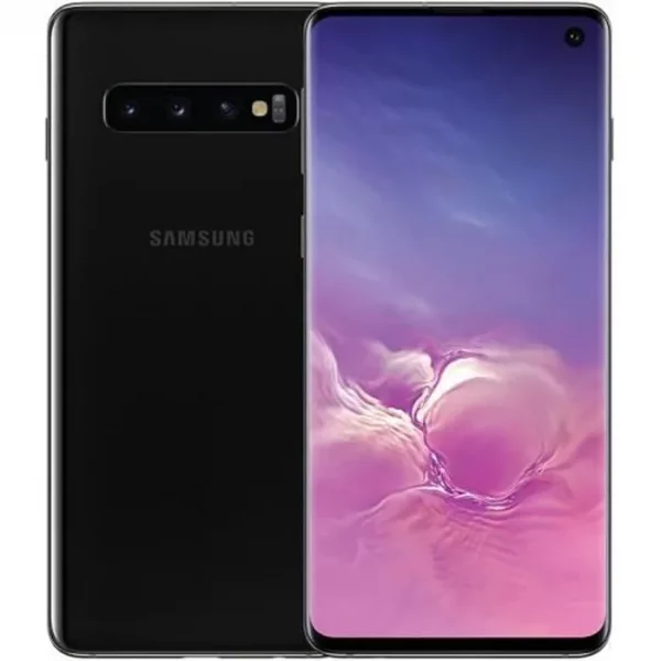Samsung Galaxy S10 - 128go - Noire de face avant et arrière