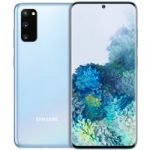 Samsung Galaxy S20 - 128go - Bleu de face avant et arrière