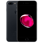 iPhone 7 plus - 128go - Noire de face avant et arrière